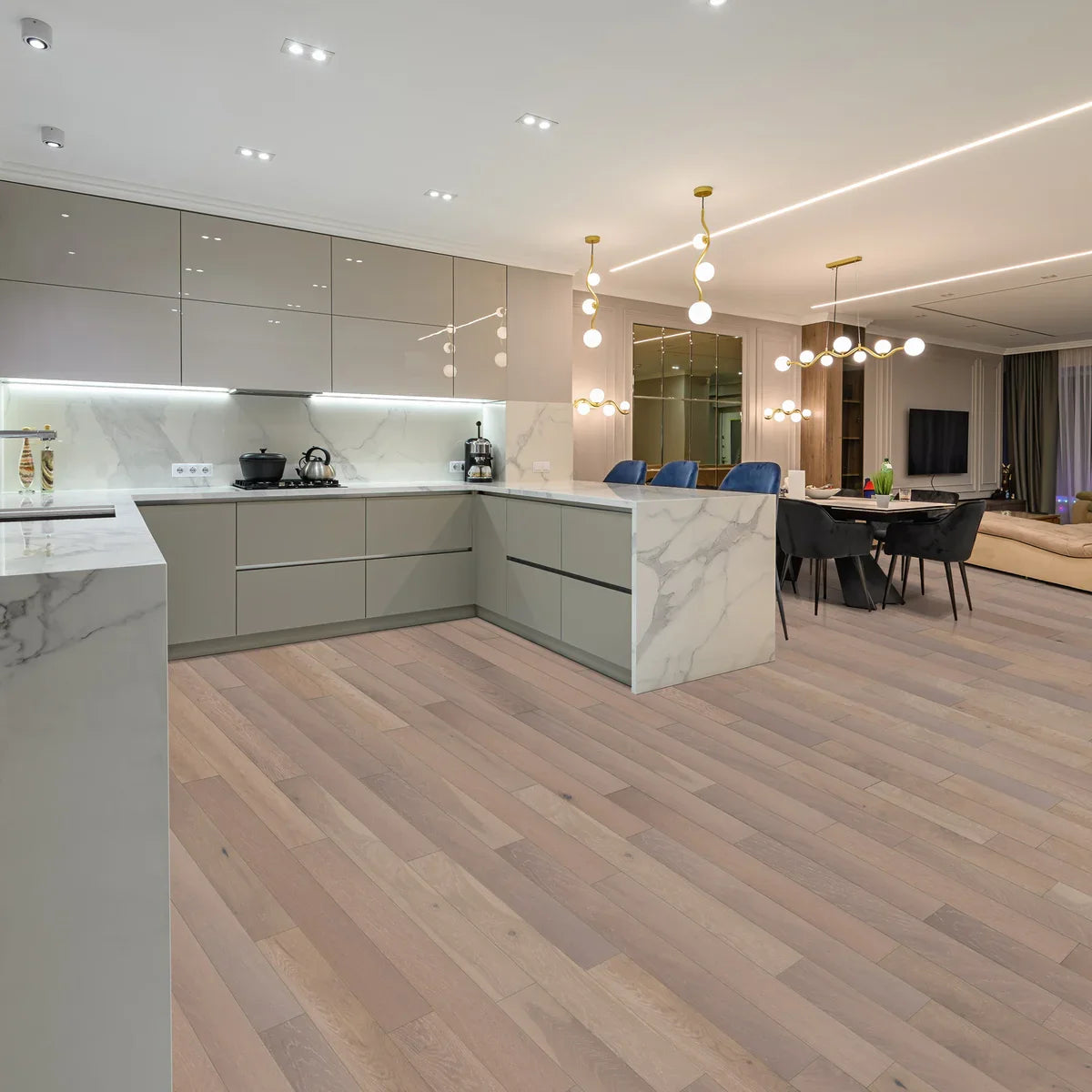 Trillium Oak 16.5 cm (6.5 in.) Clic Engineered Hardwood