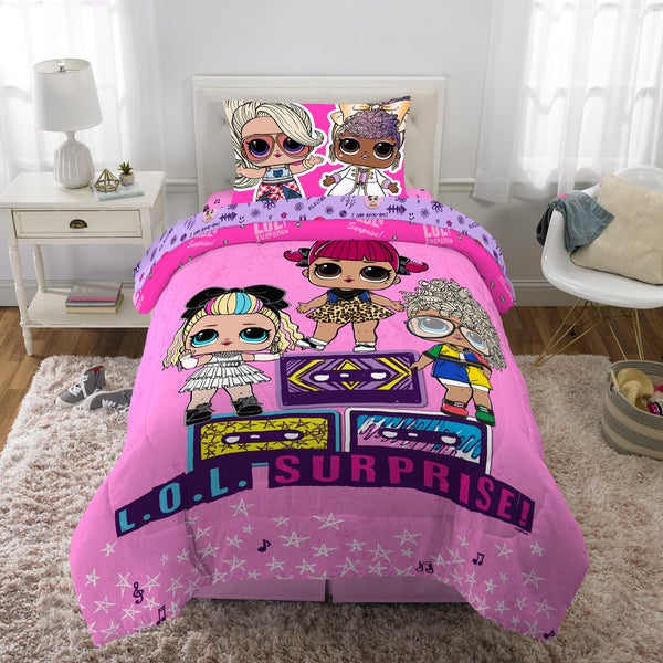 L.O.L Surprise! Twin Comforter and Sheet Set