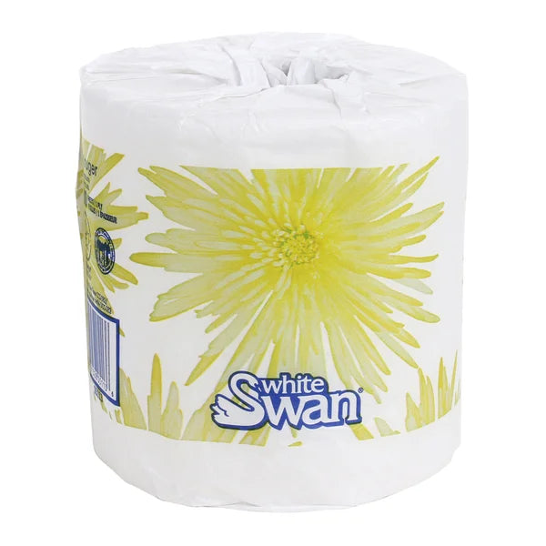 White Swan 1-ply Individually Wrapped Bathroom Tissue Rolls, 24-pack