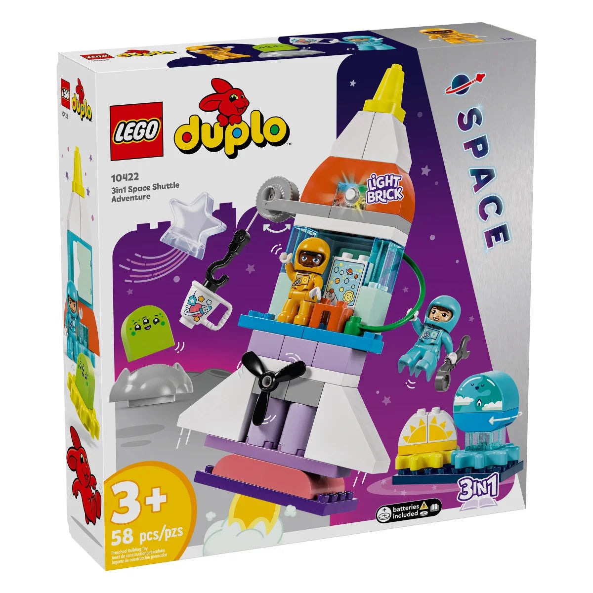 LEGO DUPLO 3-in-1 Space Shuttle Adventure