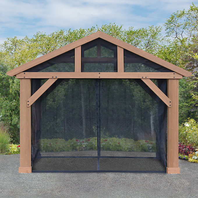 Yardistry 14 ft. x 12 ft. Mosquito Mesh Kit for Pavilion