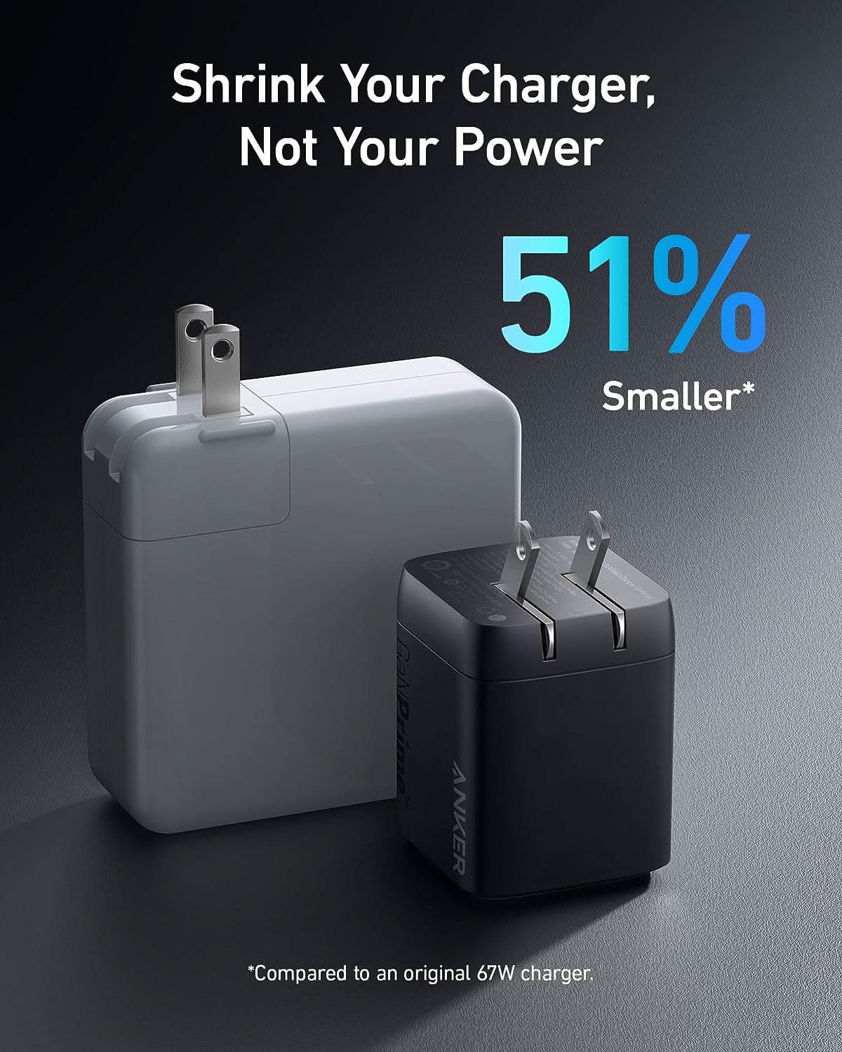 Anker Prime 67W GaN Wall Charger (3 Ports)