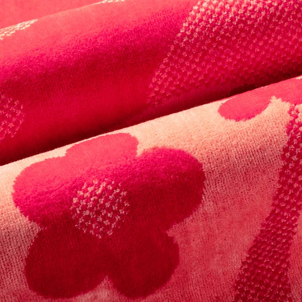 Fiesta Stripes & Ladybugs and Flowers Jacquard Beach Towel 2-pack