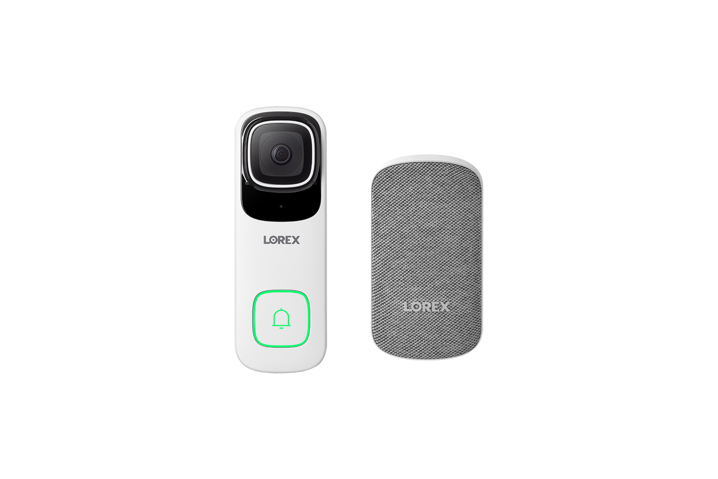 Lorex 4K Wired Video Doorbell with Wi-Fi Chimebox