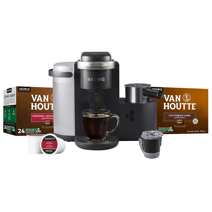 K-Café Coffee Maker Bundle with Milk Frother