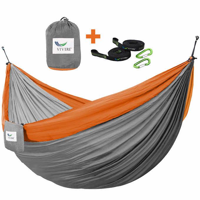 Vivere Double Parachute Hammock and Ultra-lite Tree Straps