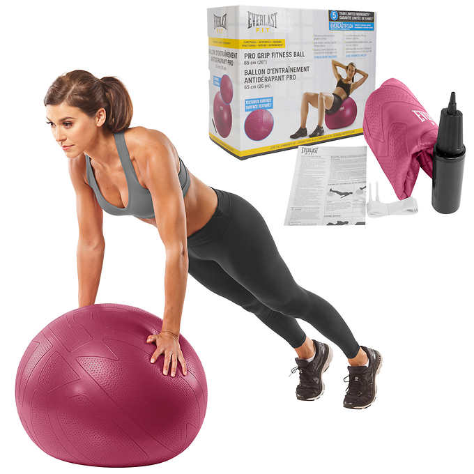 Everlast Exercise Ball and Stretch Bands Kit