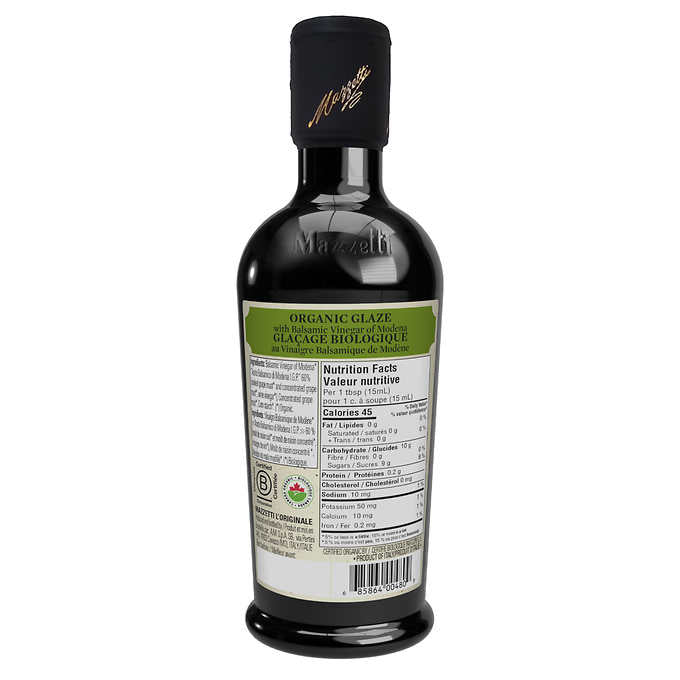 Mazzetti l’Originale Organic Balsamic Glaze, 2 × 380 mL