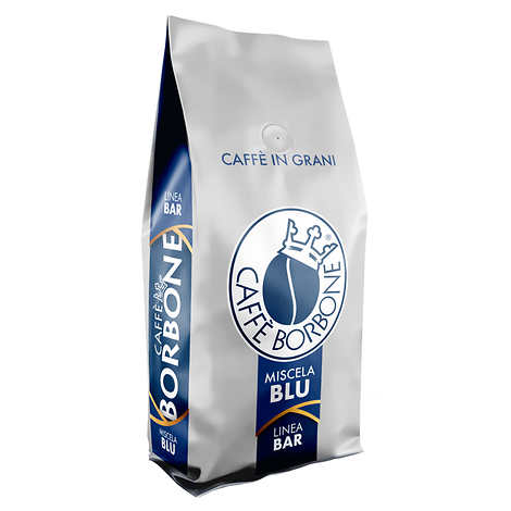 Caffè Borbone Miscela Blu Whole Bean Coffee, 2 x 1 kg