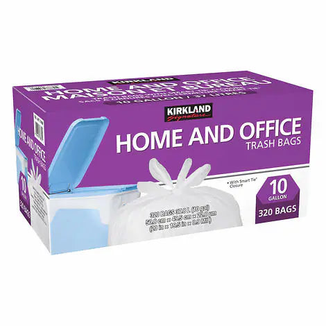 Kirkland Signature Smart Tie Home and Office Bags, 320-pack