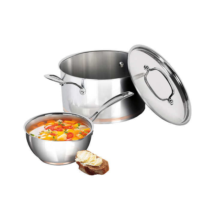 Cuisinart Stainless Steel  Band Cookware Set, 11-pieces