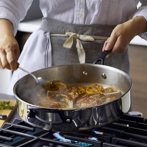 5-Ply Clad Stainless Steel Cookware Set, 10-piece