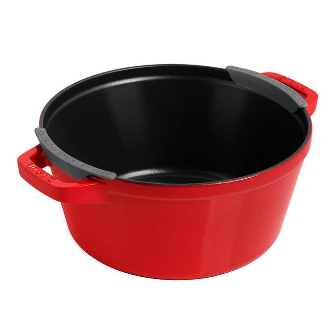 Stackable Cast Iron Dutch Oven Set, Small, 3-piece