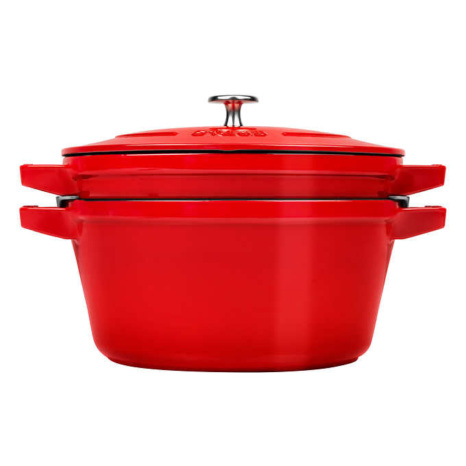 Stackable Cast Iron Dutch Oven Set, Small, 3-piece