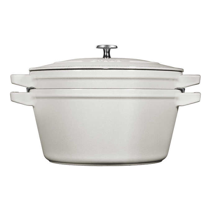 Stackable Cast Iron Dutch Oven Set, Small, 3-piece