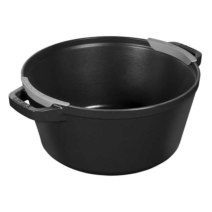 Stackable Cast Iron Dutch Oven Set, Small, 3-piece