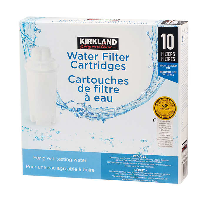 Water Filter Cartridges, 10-pack
