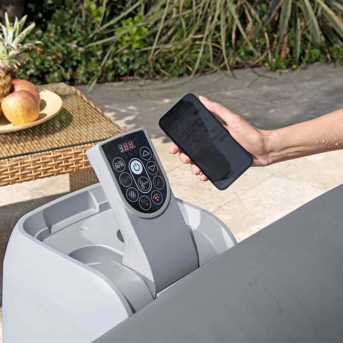 Saluspa Coronado EnergySense Smart AirJet Inflatable Hot Tub