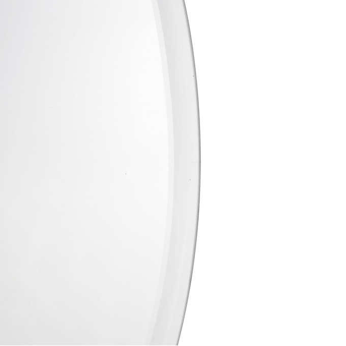 Roxy Classic Round Mirror with Beveled Edge