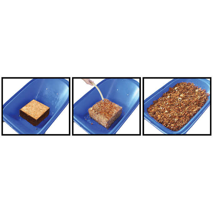 MegaMulch Expanding Coconut Coir Mulch, 2-pack