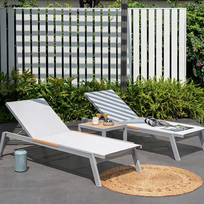 Panama 3-piece Patio Lounger Set