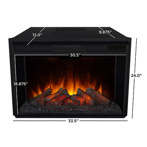 Real Flame Eliot Grand White Media Electric Fireplace