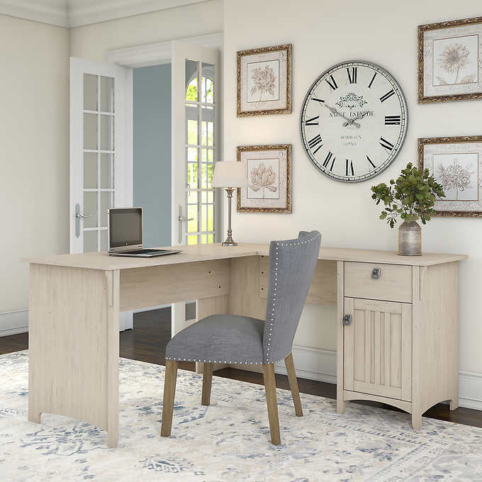Bush Salinas L-shape Desk with Storage