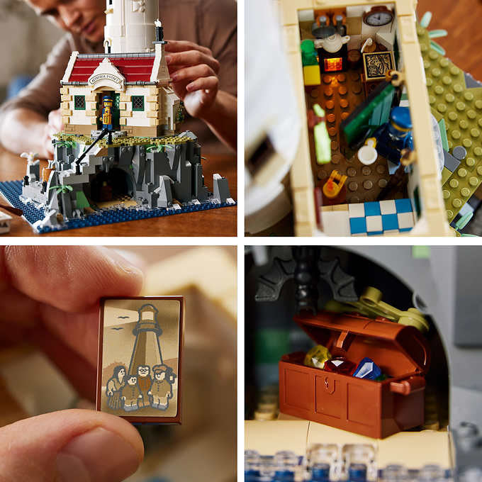 LEGO Ideas Motorized Lighthouse with Bonus LEGO Architecture London