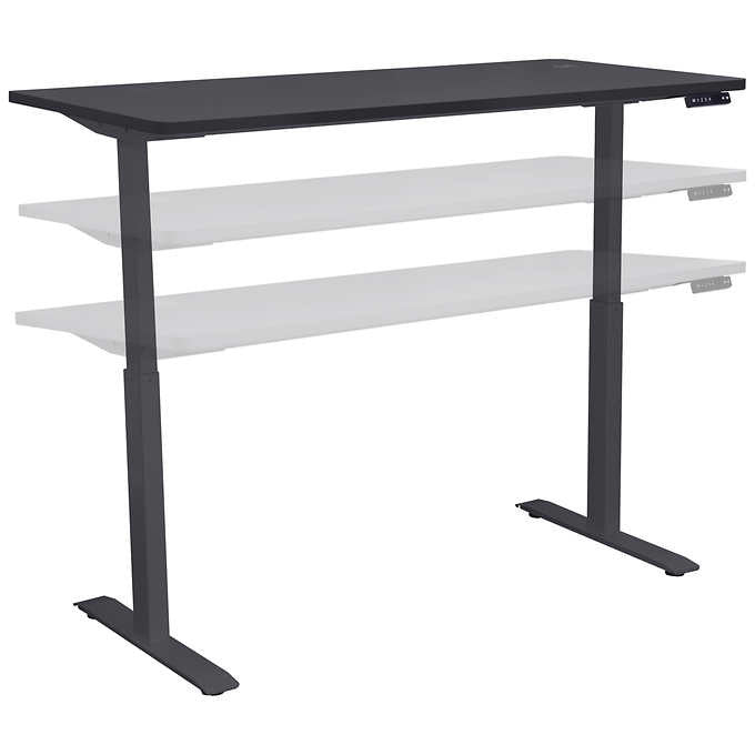 Motionwise 152.4 cm × 76.2 cm (60 in. × 30 in.) Height Adjustable Standing Desk