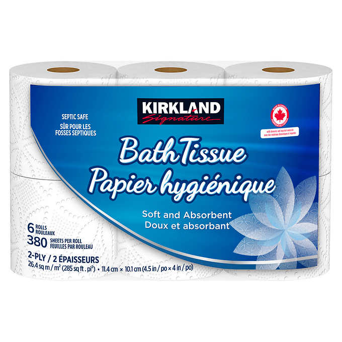 Kirkland Signature 2-ply Bath Tissue, 30-pack
