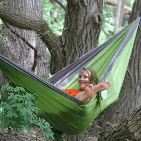 Vivere Double Parachute Hammock and Ultra-lite Tree Straps