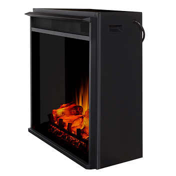 Real Flame Eliot Grand White Media Electric Fireplace