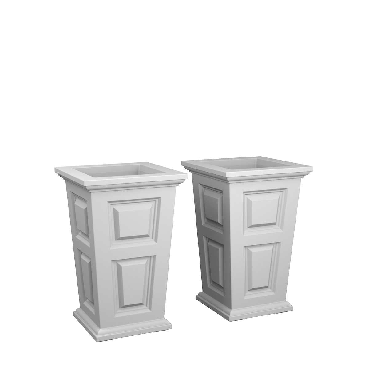 Wyndham 24 in. Tall Planter, 2-pack