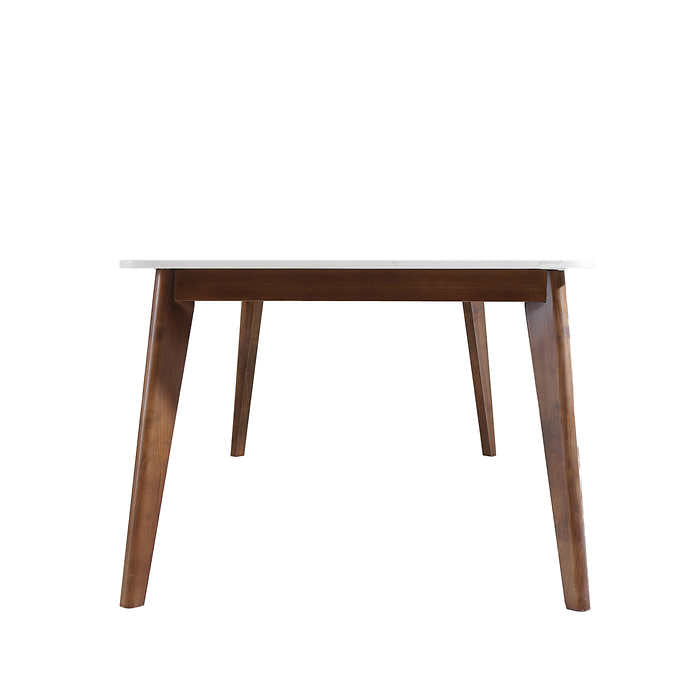 Luna White Quartz Top Dining Table, 218 cm (86 in.)
