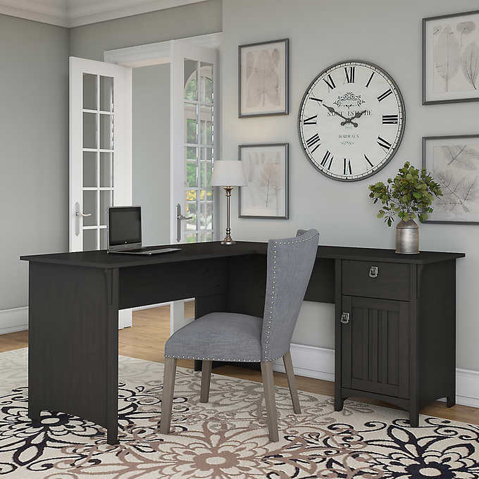 Bush Salinas L-shape Desk with Storage