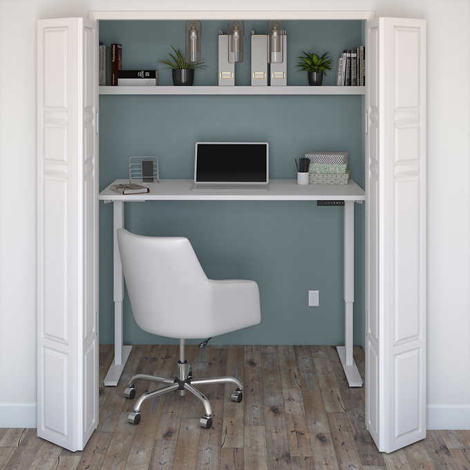 Bestar Viva Modern 150.6 (59.3 in.) Height Adjustable Desk