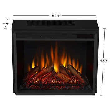 Real Flame Silverton White Mantel Electric Fireplace