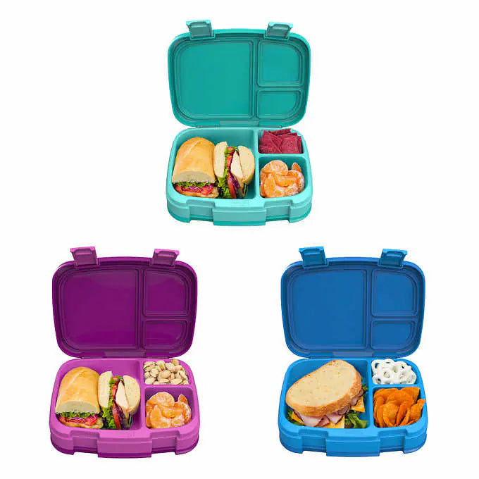 Fresh Lunch Box Containers, 3-pack