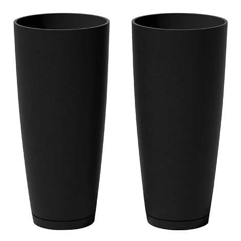 Veradek 28 in. Round Planter, 2 Pack