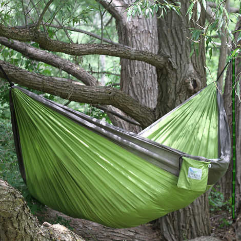 Vivere Double Parachute Hammock and Ultra-lite Tree Straps
