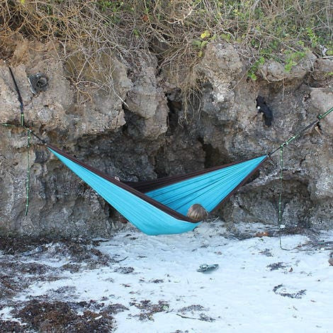 Vivere Double Parachute Hammock and Ultra-lite Tree Straps