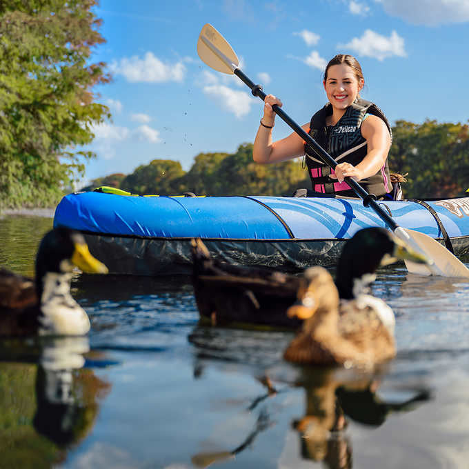 Pelican Inflatable Recreational Kayak iESCAPE 100 DLX