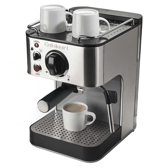 Cuisinart Stainless Steel Espresso Maker with Touch Screen Burr Mill Coffee Grinder